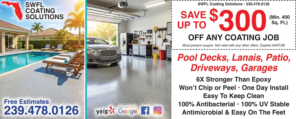 Coupons for SWFL Coating Solutions