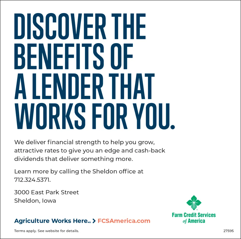 Farm Credit Lending Solutions in Sheldon, Iowa
