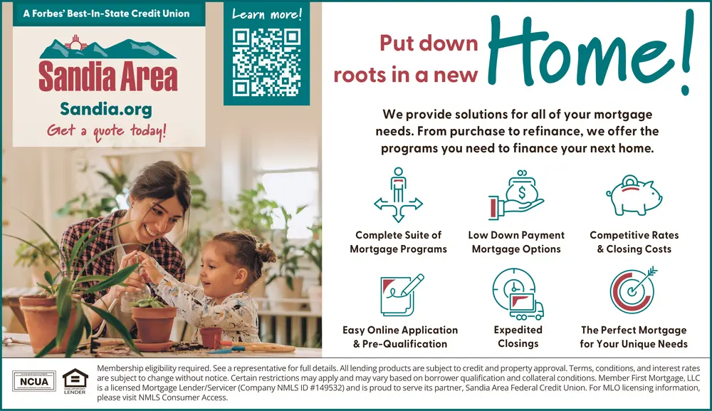 Mortgage Programs in Santa Fe, New Mexico – Sandia Area Federal Credit Union