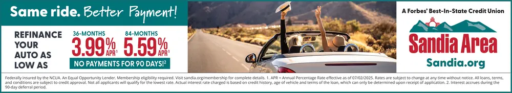 Auto Loan Refinancing in Santa Fe, New Mexico