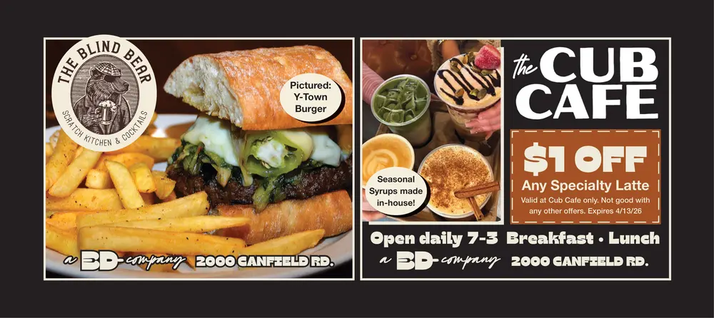 Coupons for The Blind Bear / The Cub Cafe