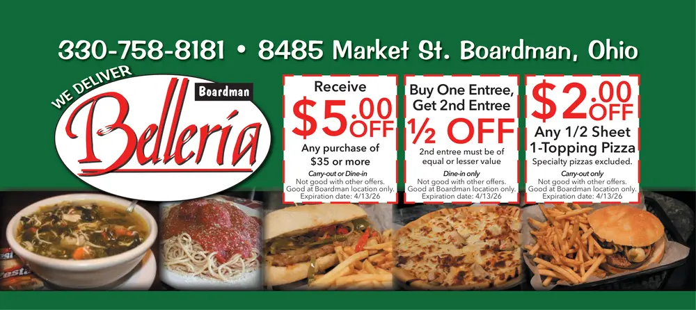 Coupons for Belleria Boardman