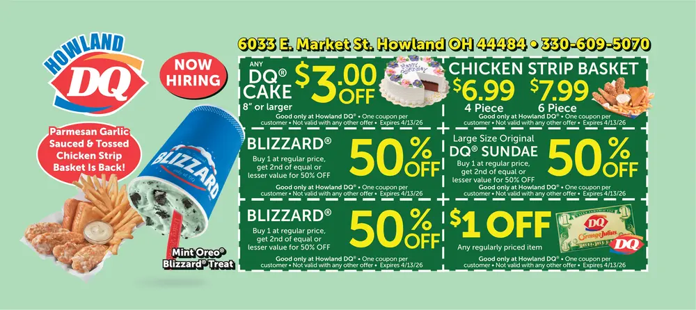 Coupons for Howland DQ