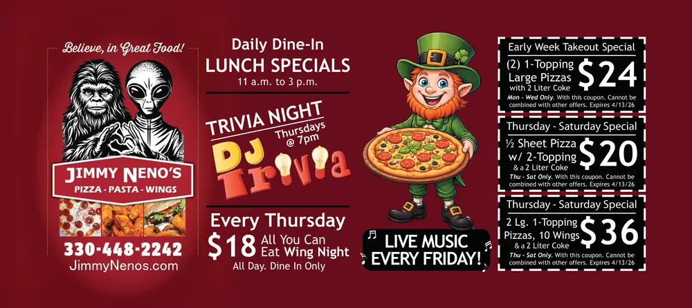 Coupons for Jimmy Neno's