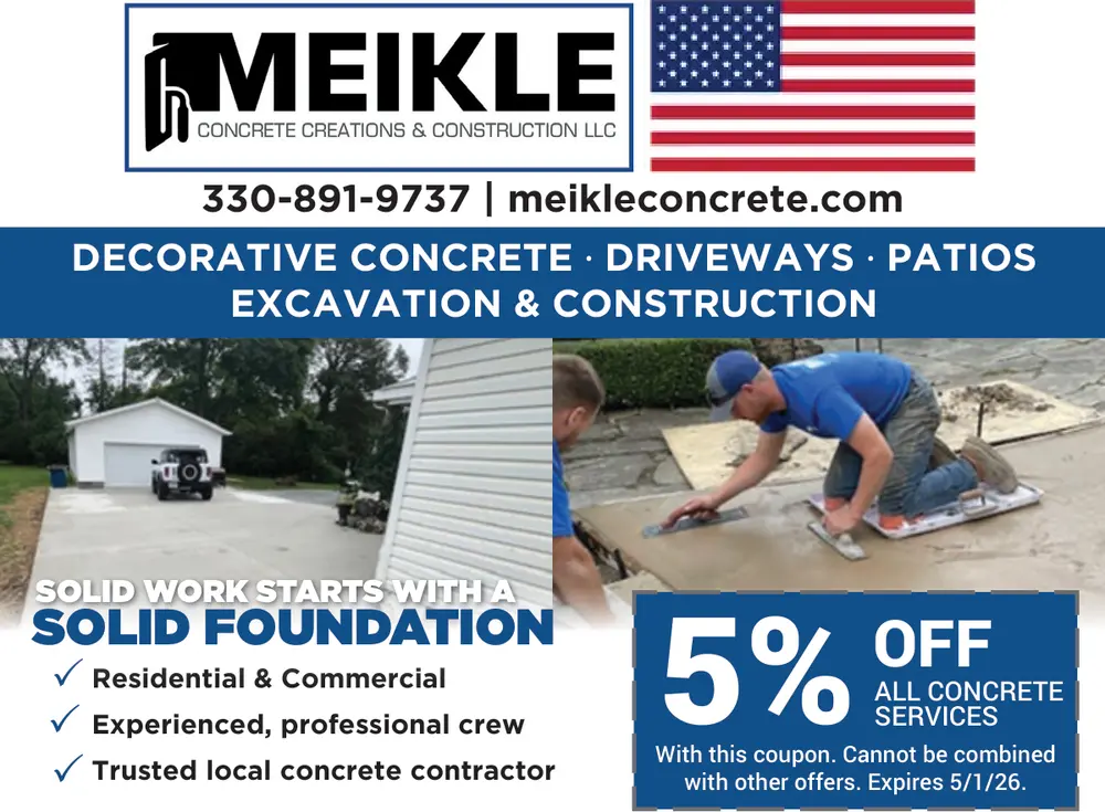Coupons for Meikle Concrete Creations & Construction LLC