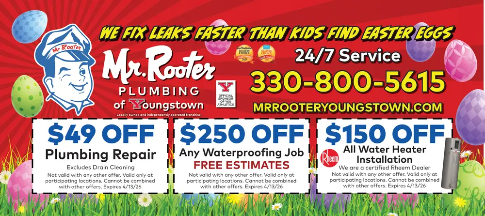 Coupons for Mr. Rooter Plumbing of Youngstown