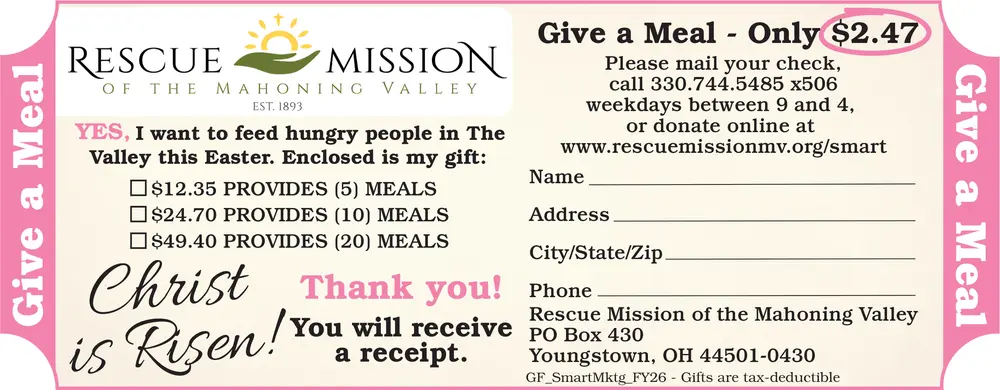 Coupons for Rescue Mission of the Mahoning Valley