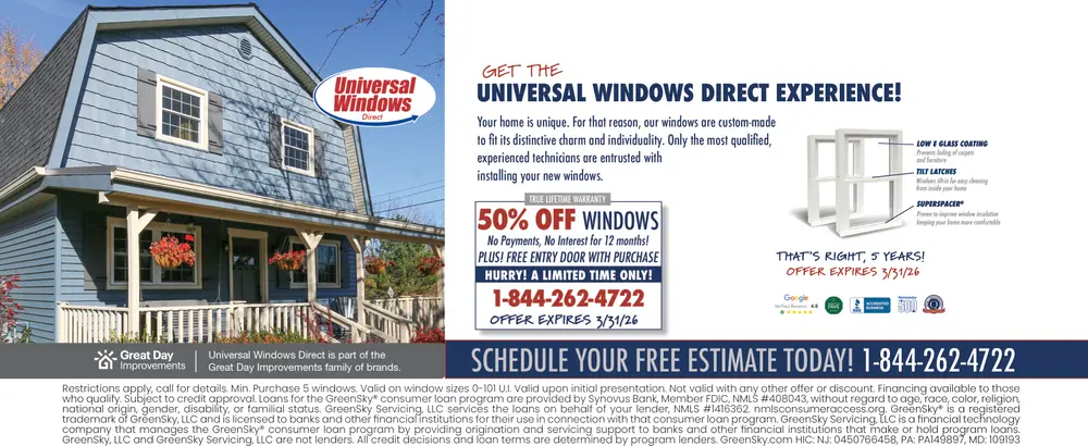 Coupons for Universal Windows Direct