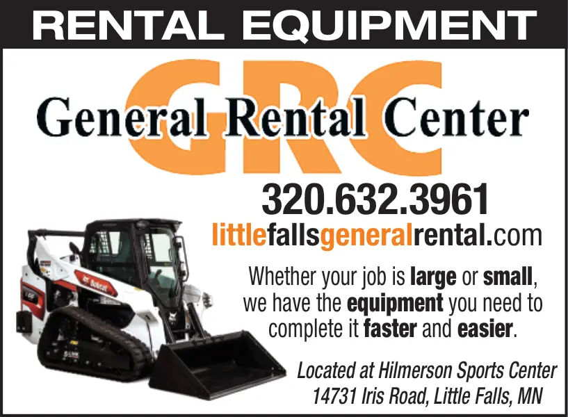 Equipment Rental Services in Little Falls, MN
