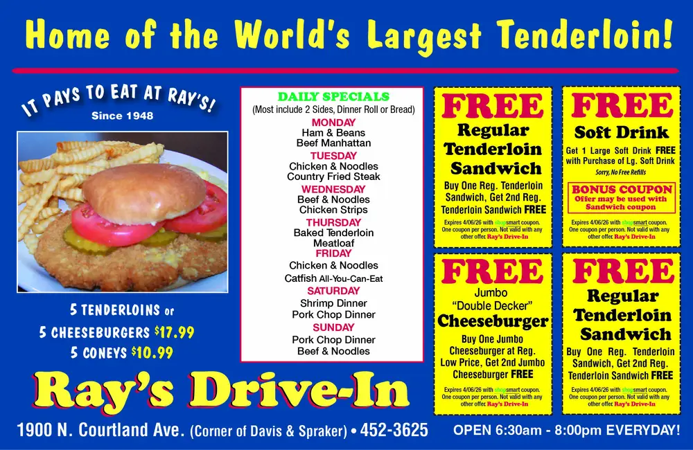 Best Tenderloin & Classic Eats in Kokomo, Indiana