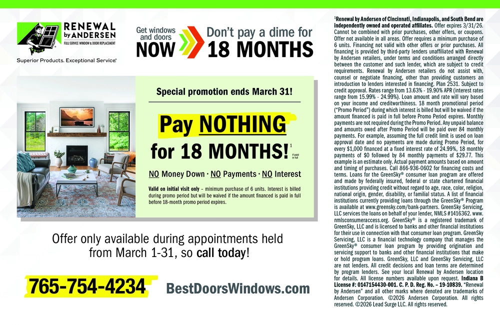 Window & Door Replacement in Indianapolis, Indiana