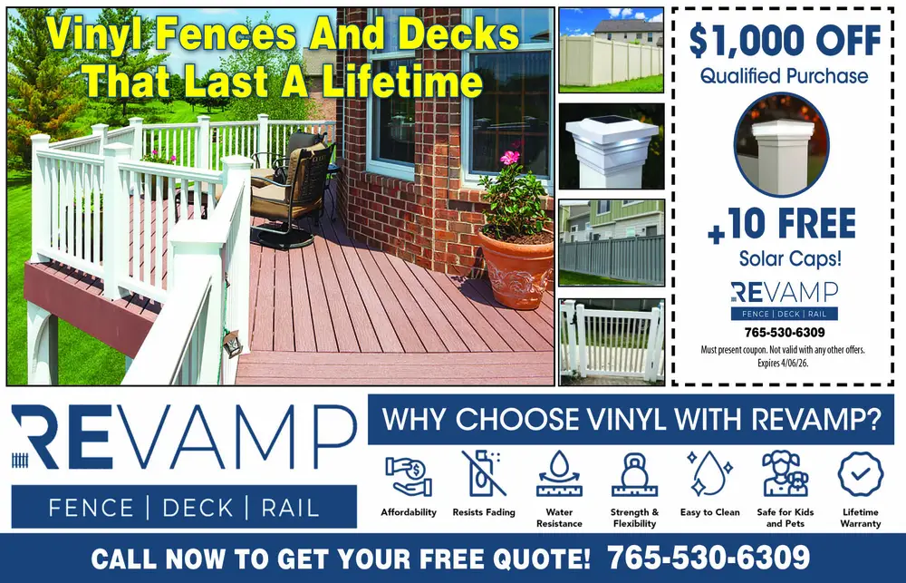 Vinyl Fences, Decks & Railings in Indiana
