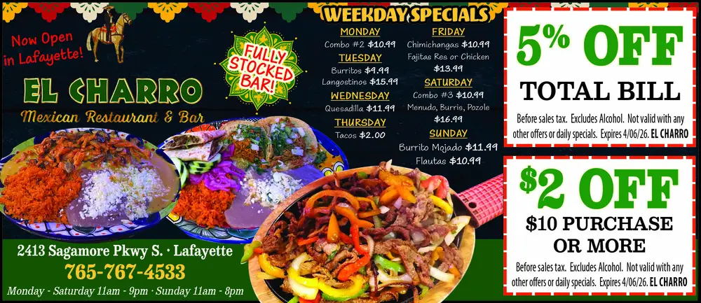 Best Mexican Restaurant & Bar in Lafayette, Indiana