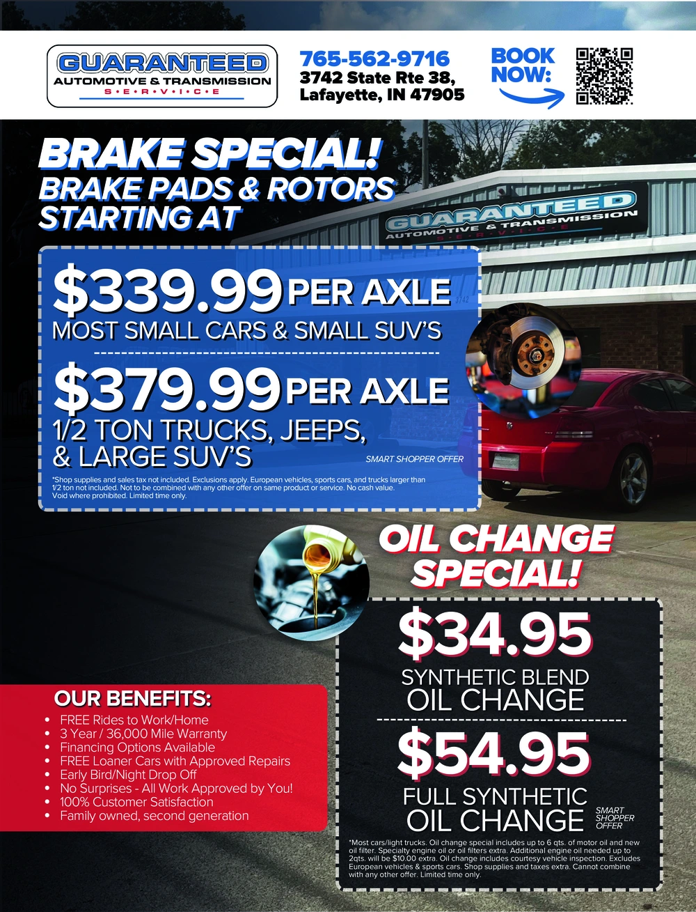 Expert Automotive & Transmission Service in Lafayette, IN
