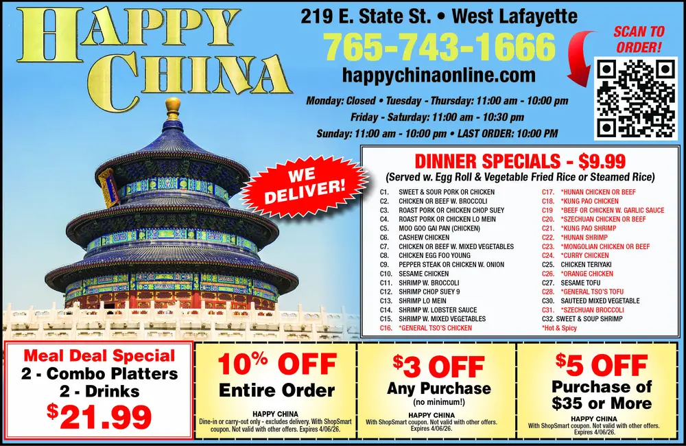 Best Chinese Restaurant in West Lafayette, Indiana