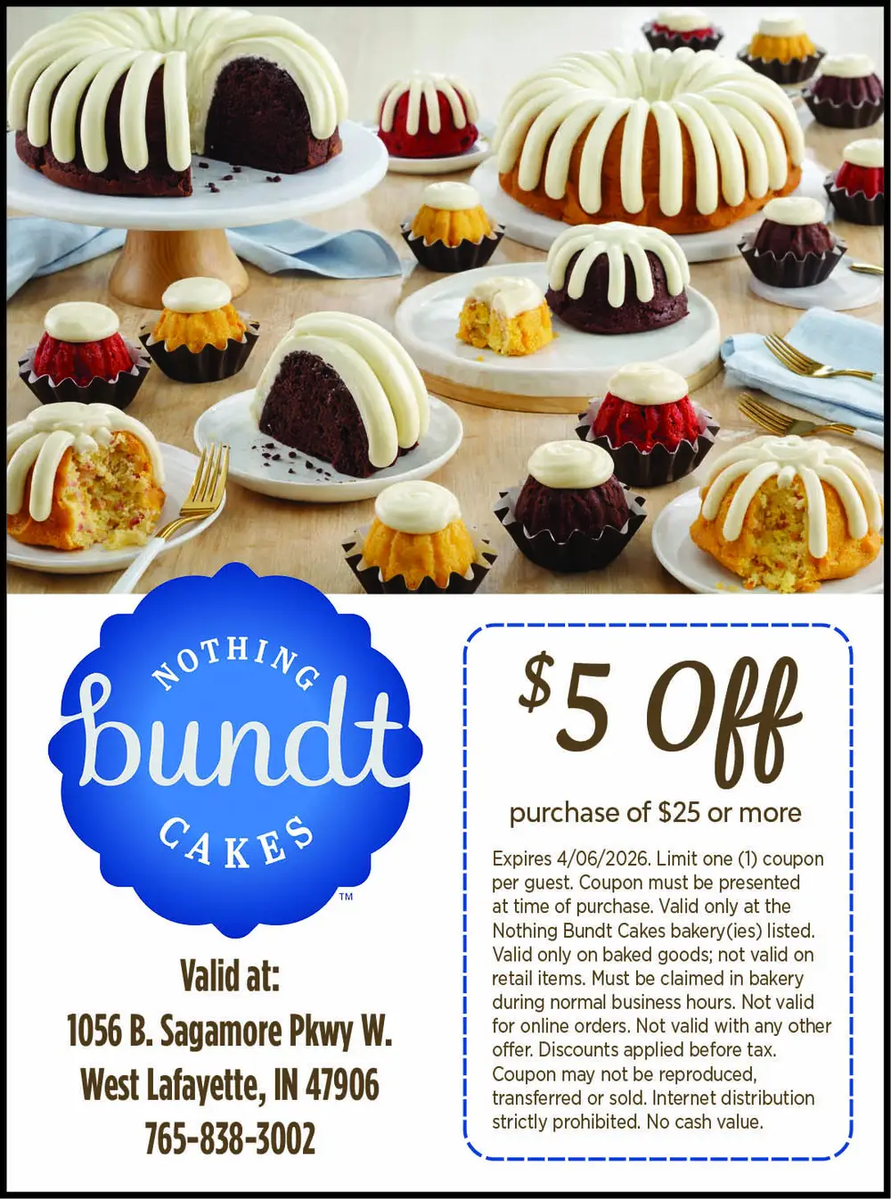Nothing Bundt Cakes – West Lafayette, IN