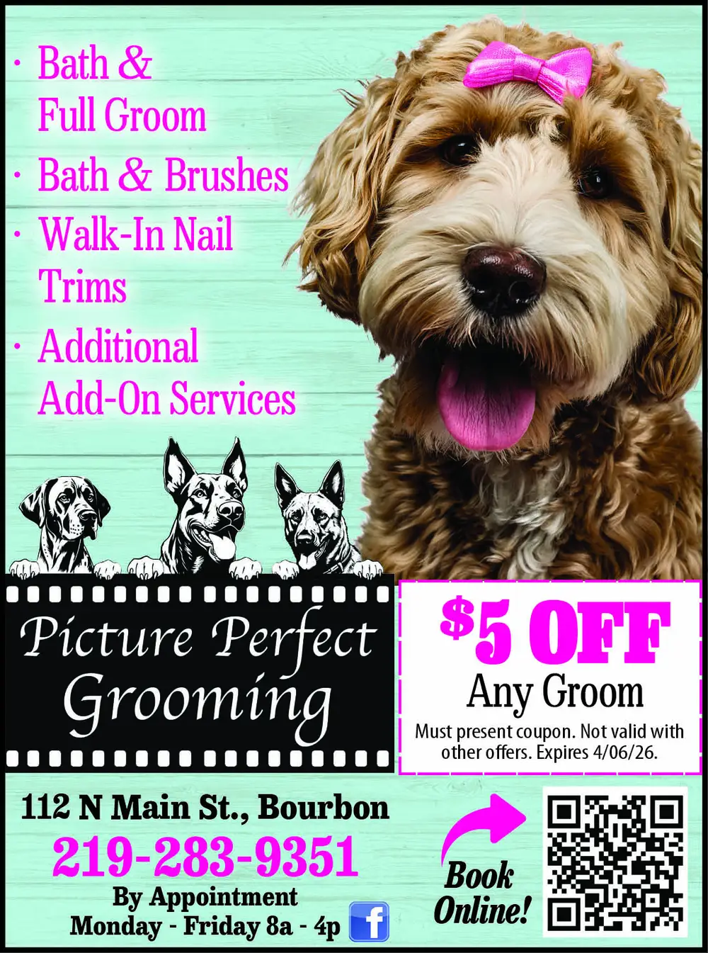 Pet Grooming Services in Bourbon, Indiana