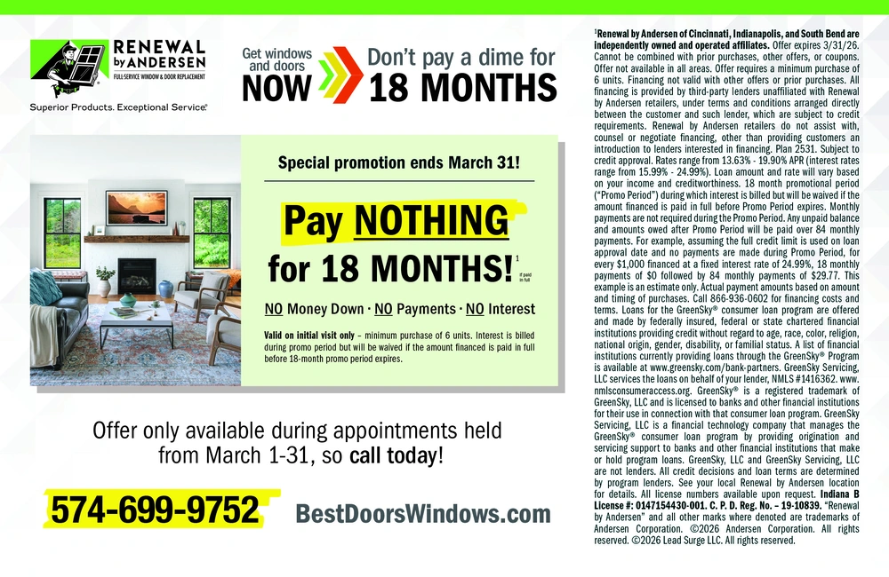 Window & Door Replacement Experts in South Bend, Indiana