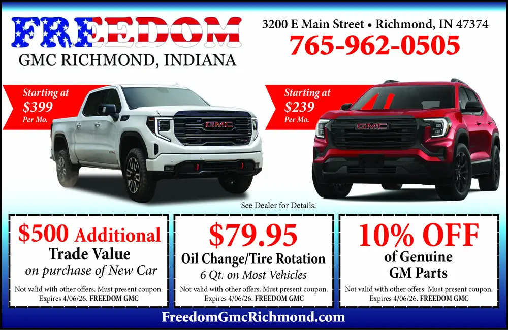Freedom GMC Richmond - Trusted GMC Dealer in Richmond, Indiana