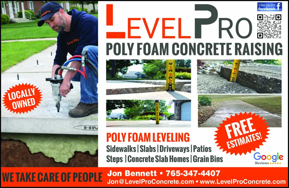 Poly Foam Concrete Raising & Leveling in Indiana