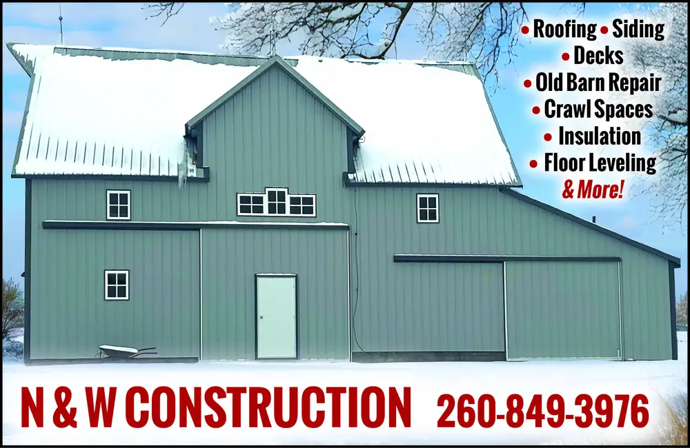 N & W Construction - Quality Construction & Barn Repair in Indiana