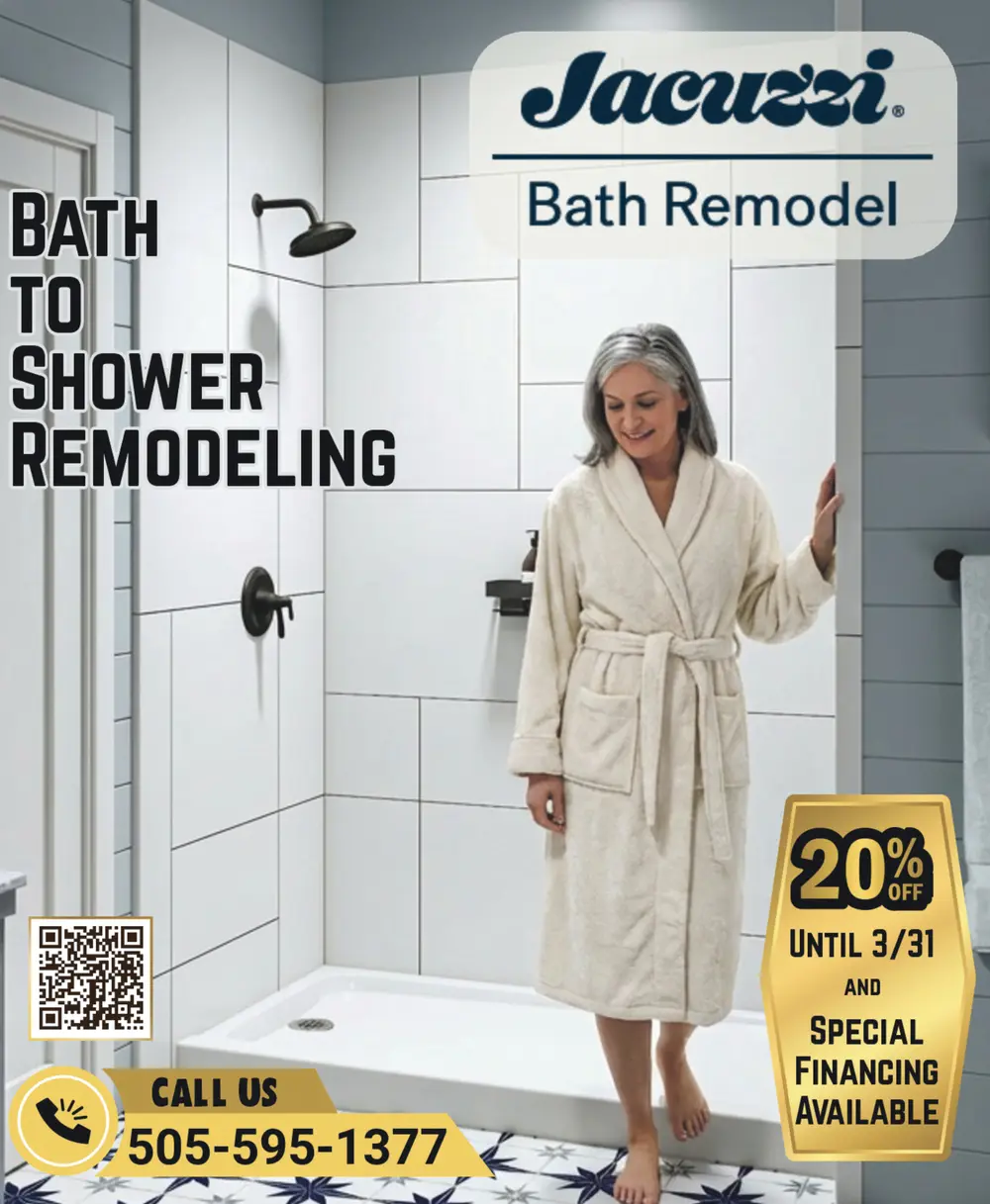 Bath to Shower Remodeling