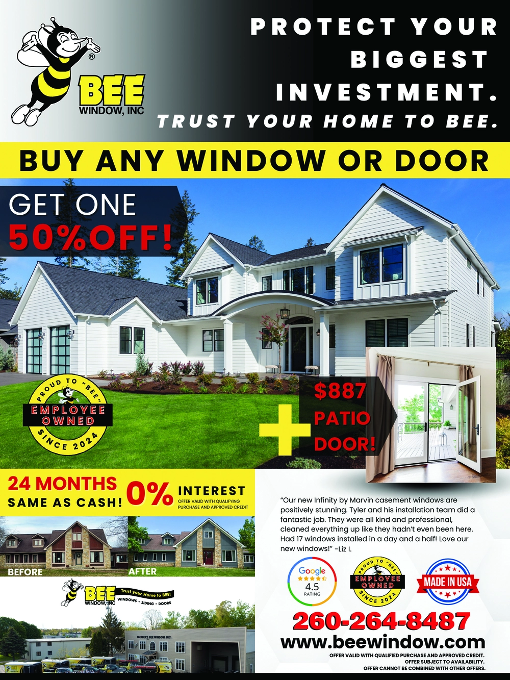 Replacement Windows & Doors in Indianapolis, Indiana