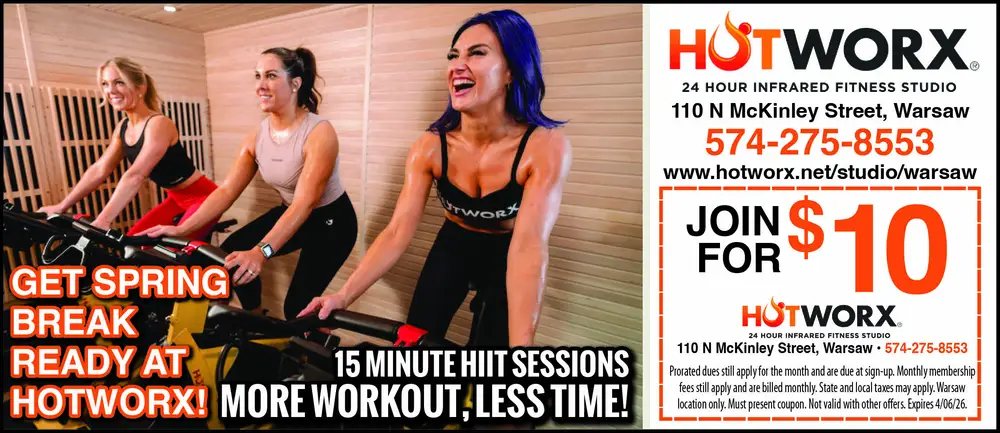HOTWORX Infrared Fitness Studio in Warsaw, Indiana