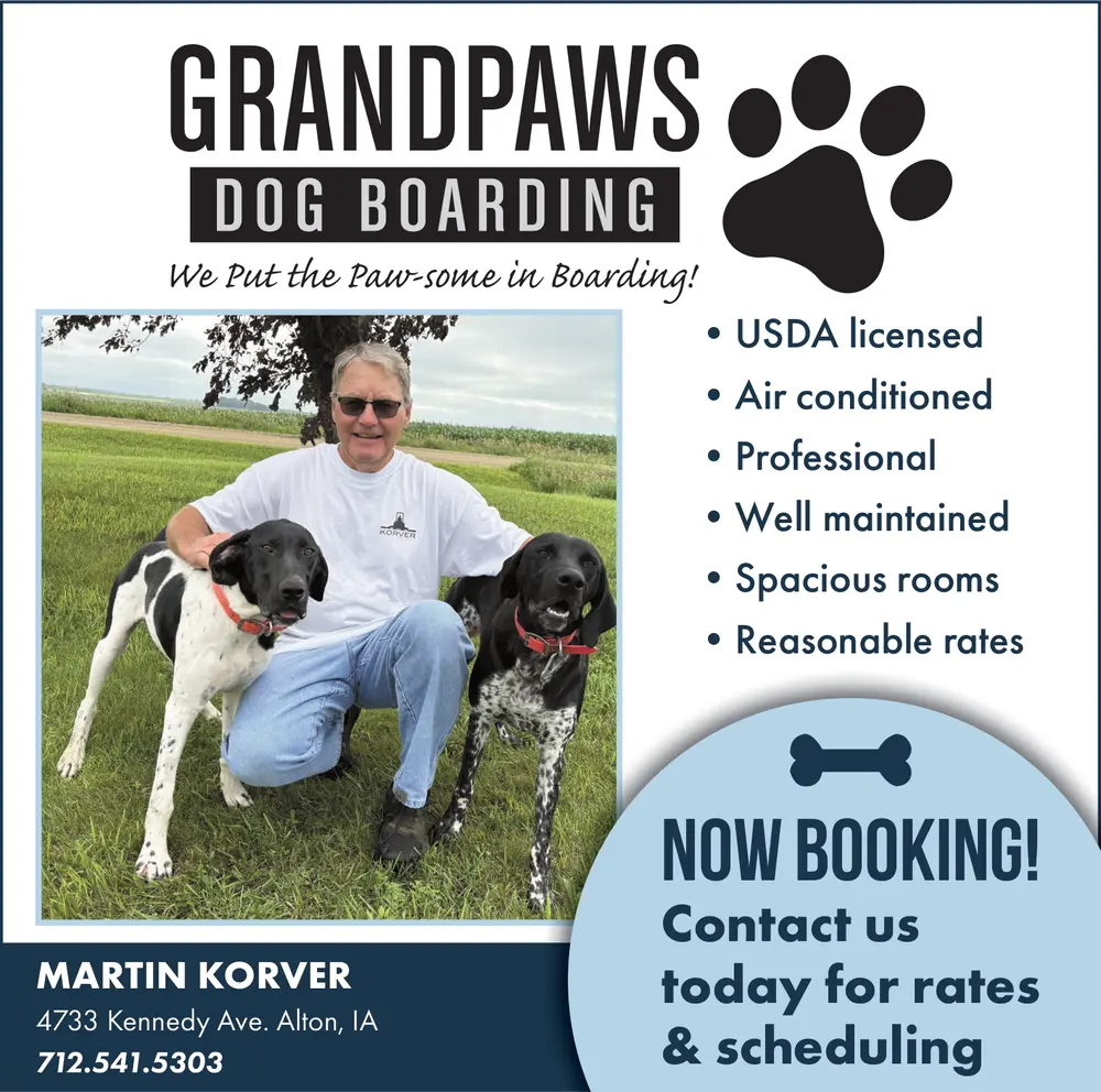 Dog Boarding & Pet Care in Alton, IA