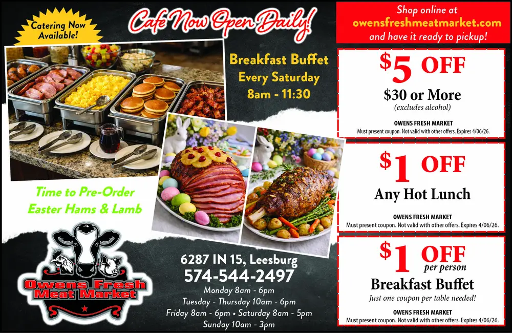 Owens Fresh Meat Market – Leesburg, Indiana