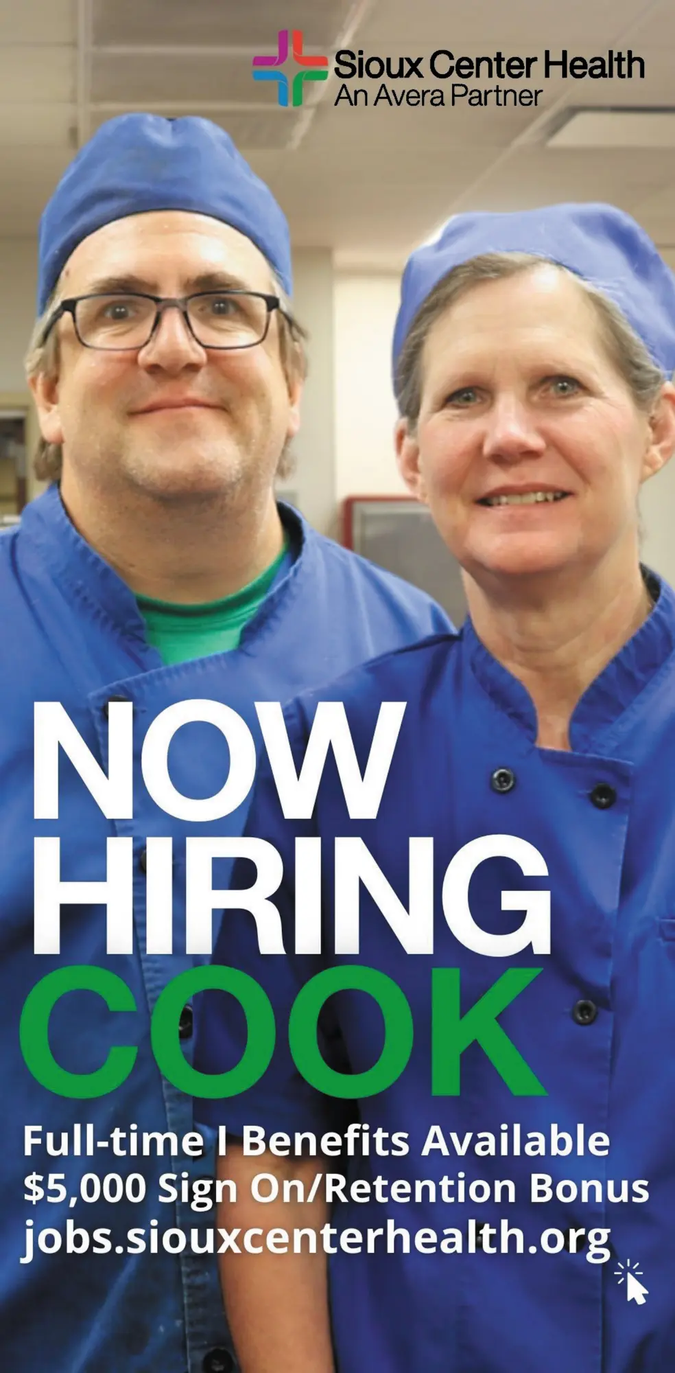 Join Sioux Center Health as a Cook in Sioux Center, Iowa