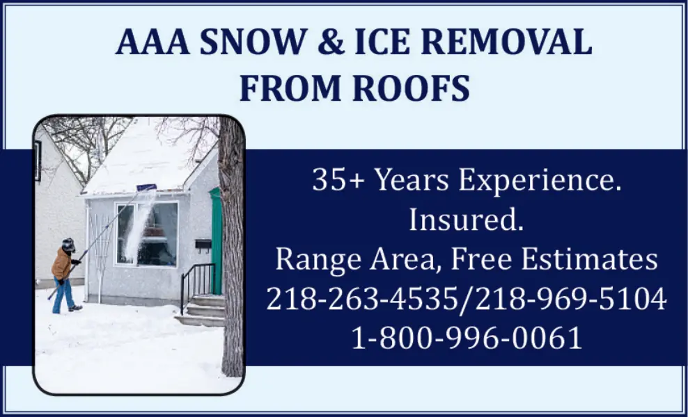 Professional Snow & Ice Removal from Roofs in Northern Minnesota