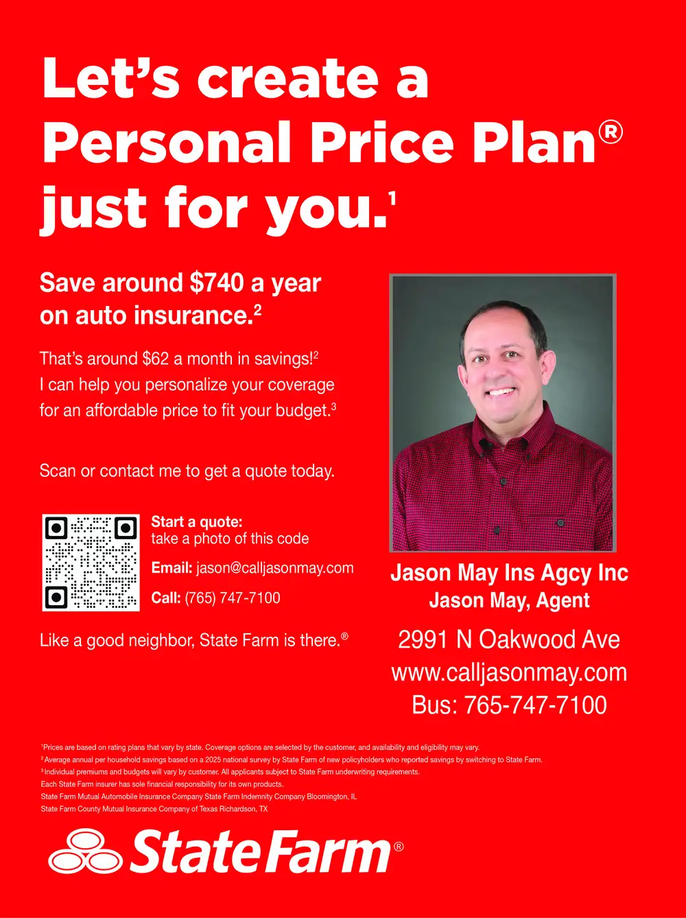 Indiana Auto & Home Insurance – State Farm Personal Price Plans
