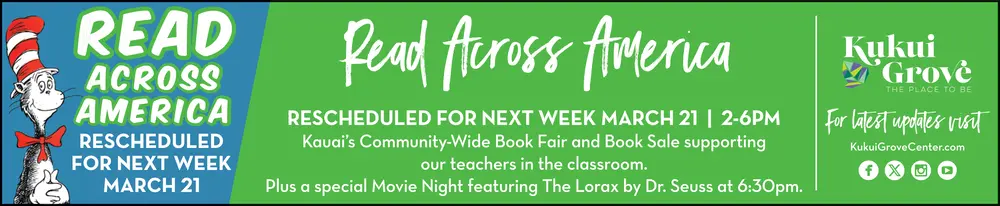 Read Across America – Kukui Grove, Lihue, HI