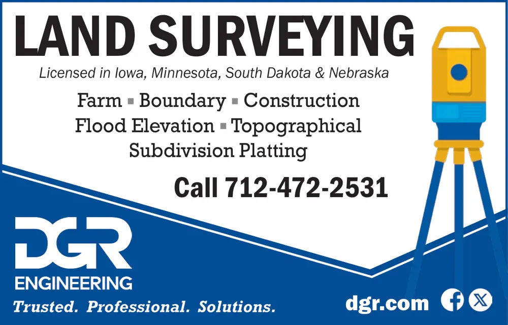 Professional Land Surveying in Iowa | DGR Engineering