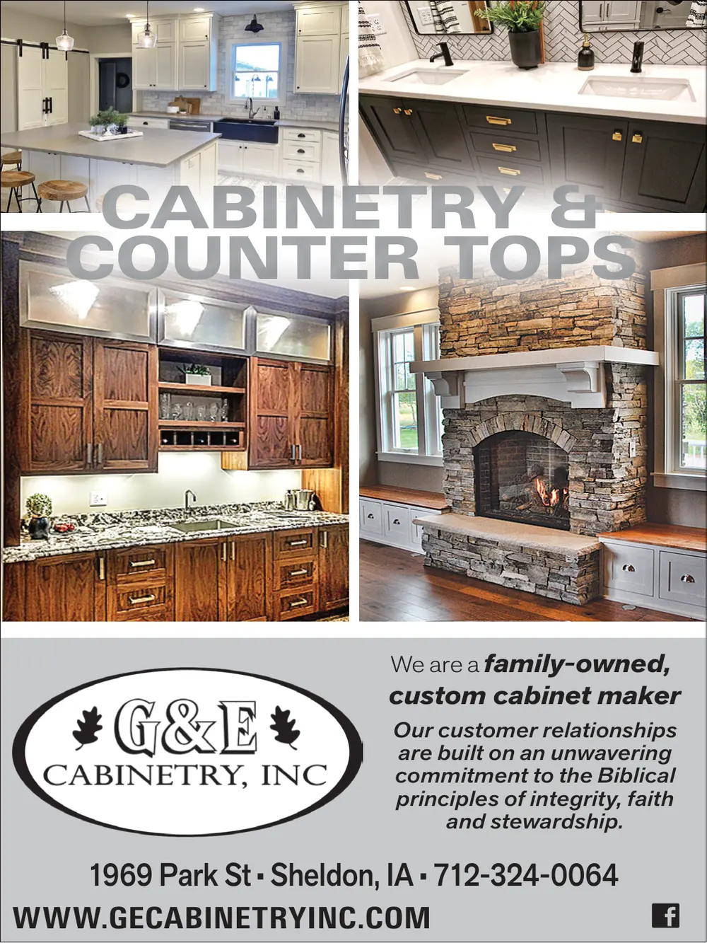 Custom Cabinetry & Countertops in Sheldon, IA