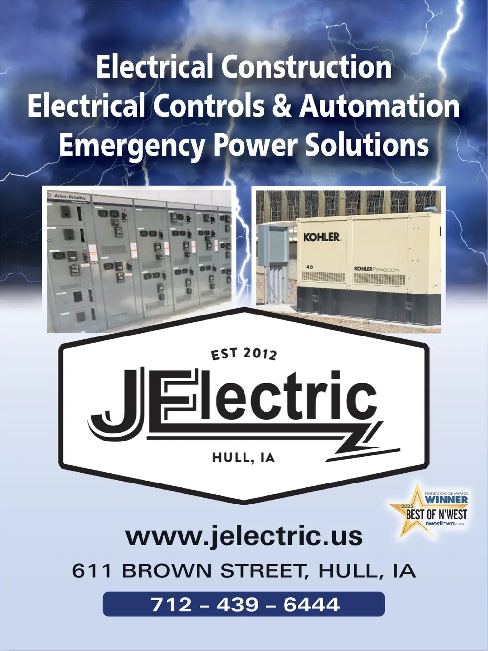 Electrical Construction & Automation Services – Hull, IA