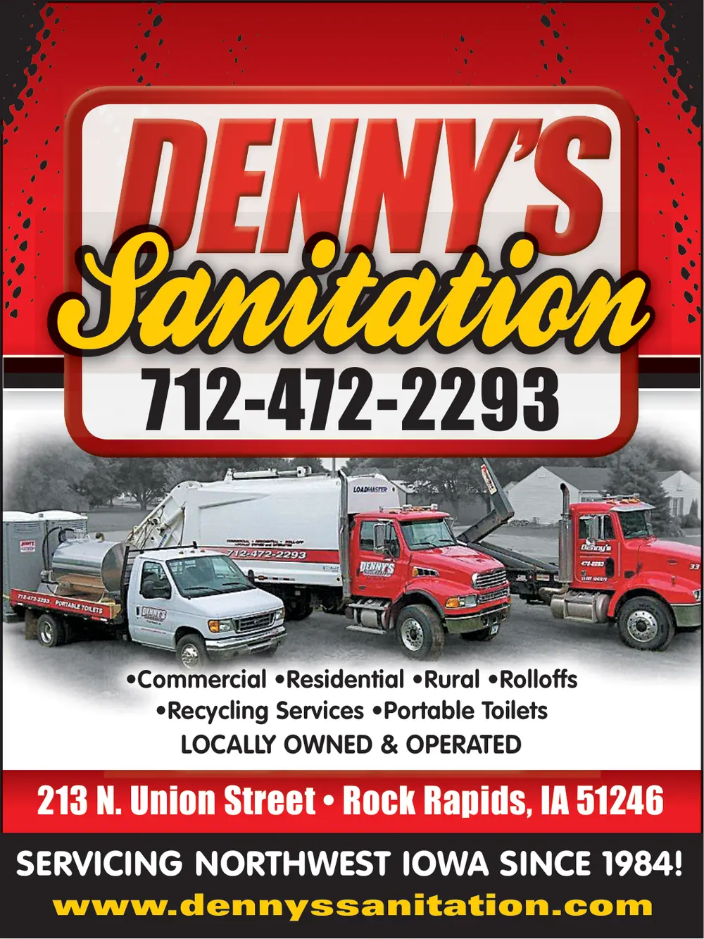 Your Local Waste & Recycling Service in Rock Rapids, Iowa