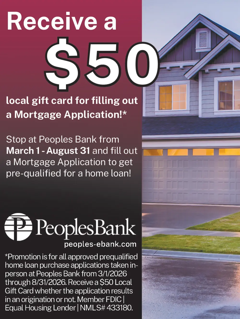 Peoples Bank Mortgage Applications – Iowa