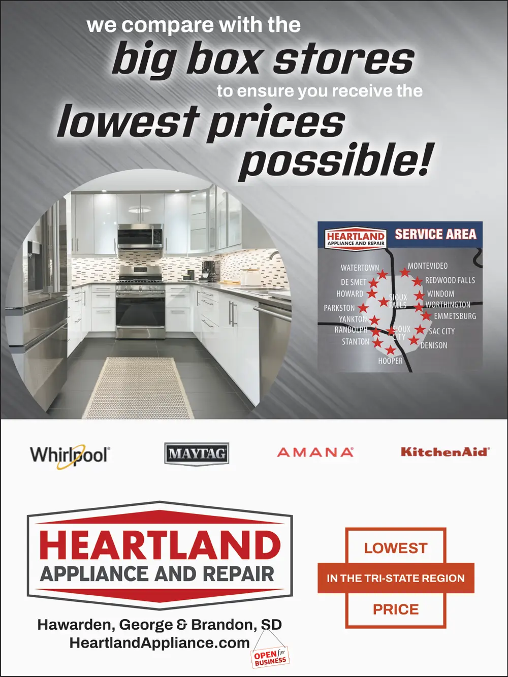 Heartland Appliance & Repair – Brandon, SD Appliance Experts