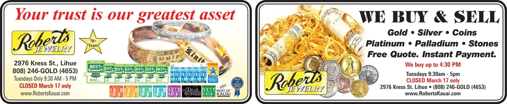 Trusted Jewelry Store and Gold Buyer in Lihue, HI