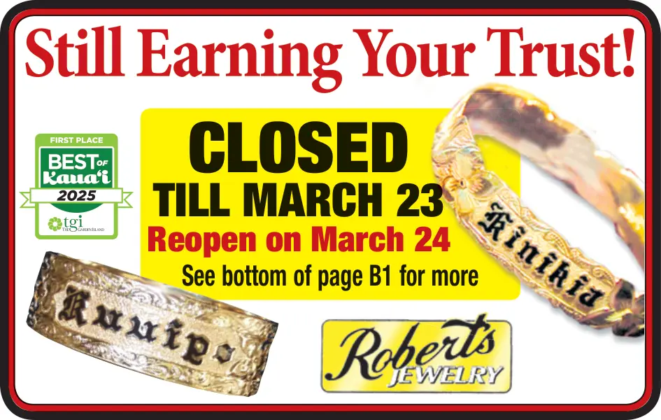 Roberts Jewelry – Your Trusted Jewelry Store in Kauai, HI