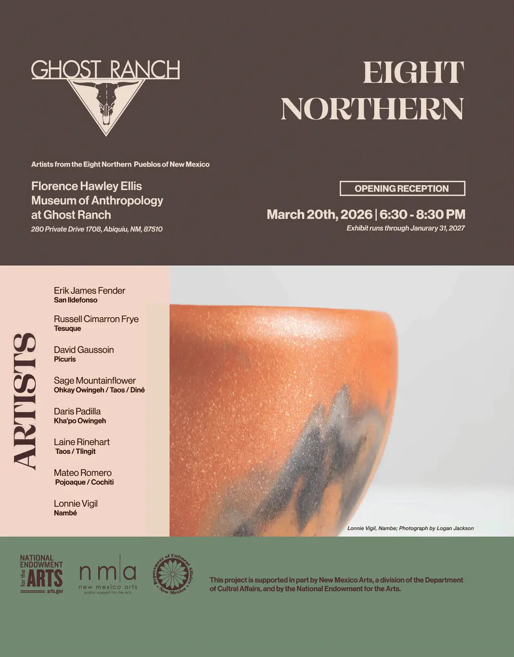 Anthropology Museum Exhibits in Abiquiu, New Mexico