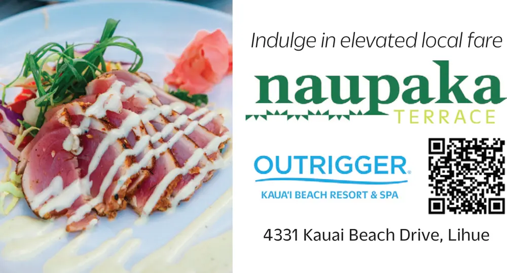 Elevated Local Fare at Naupaka Terrace in Lihue, HI