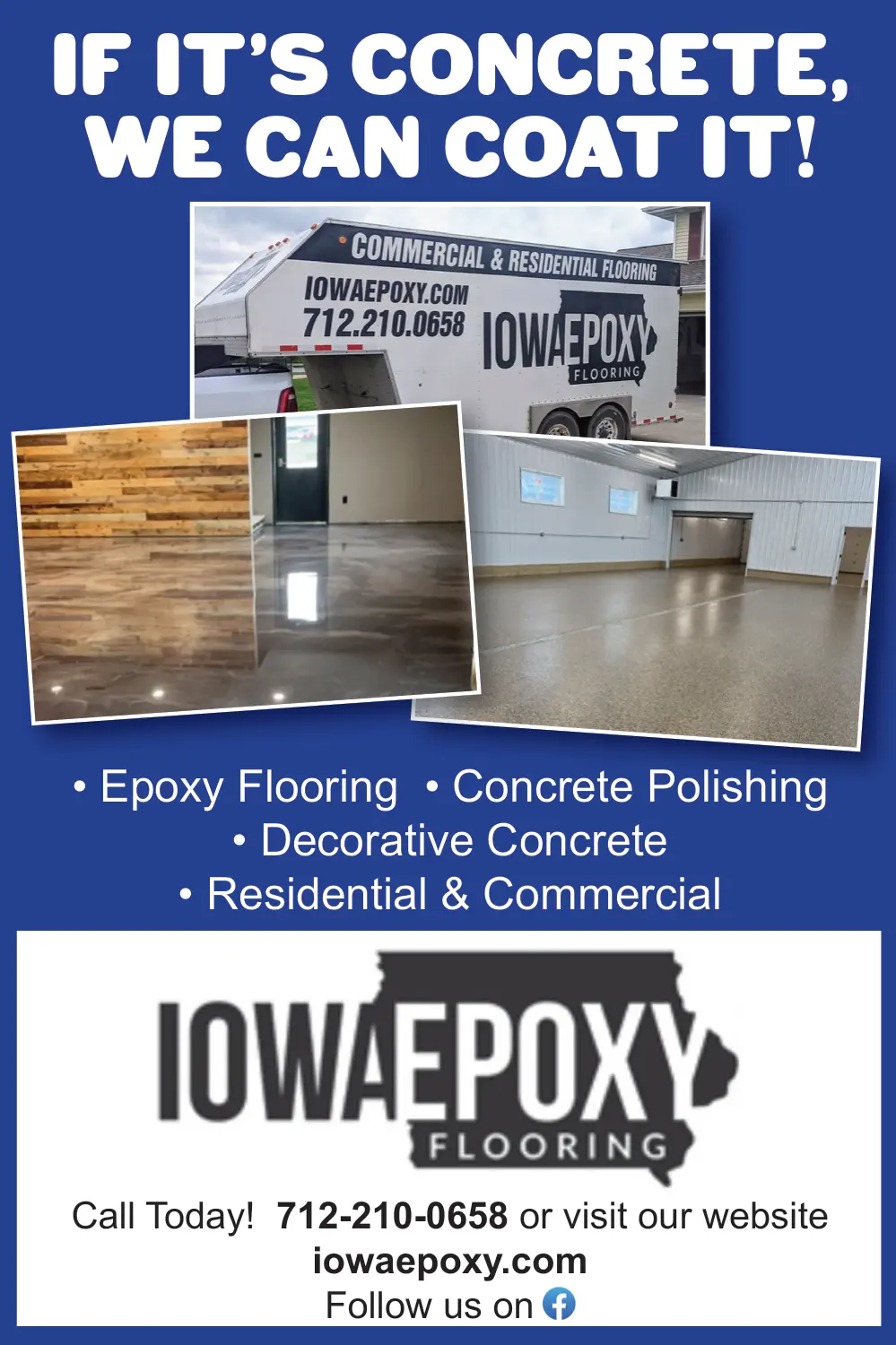 Epoxy Flooring and Concrete Coatings in Iowa