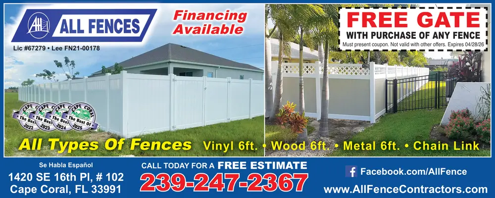 Coupons for All Fences