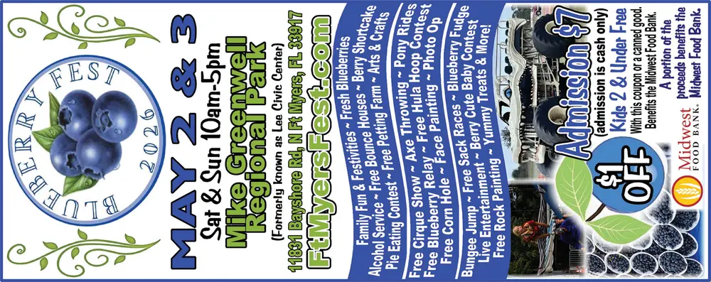 Coupons for Ft Myers Blueberry Fest