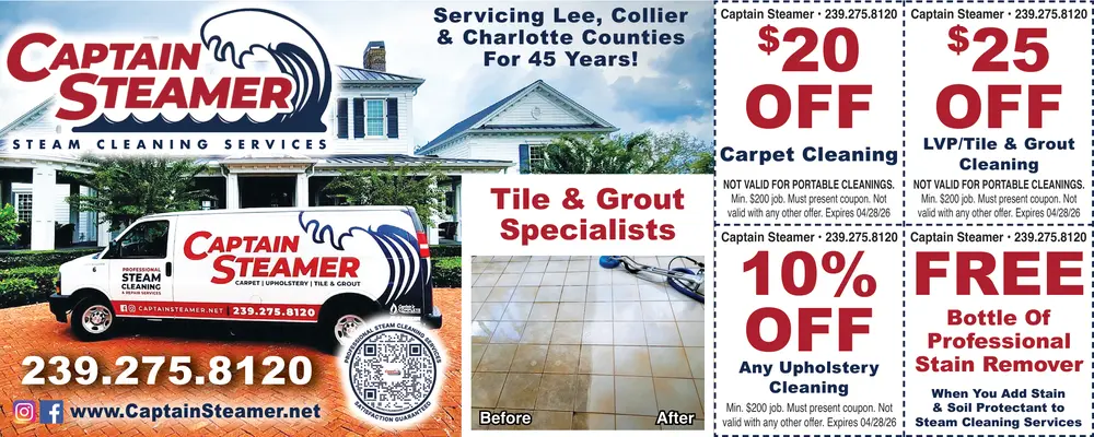 Coupons for Captain Steamer