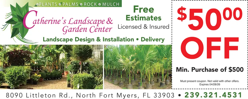 Coupons for Catherine's Landscape & Garden Center