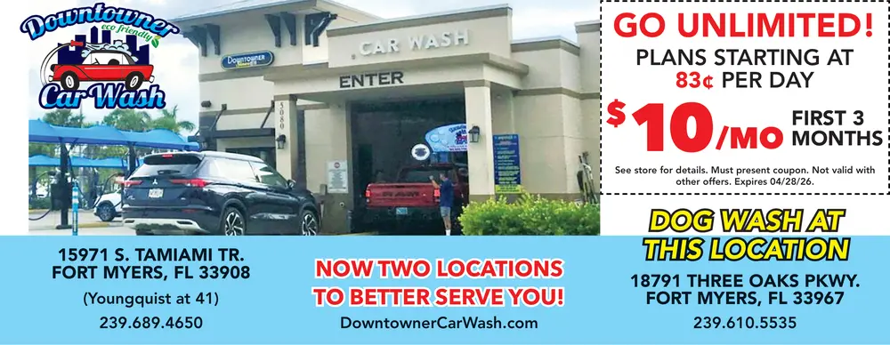 Coupons for Downtowner Car Wash